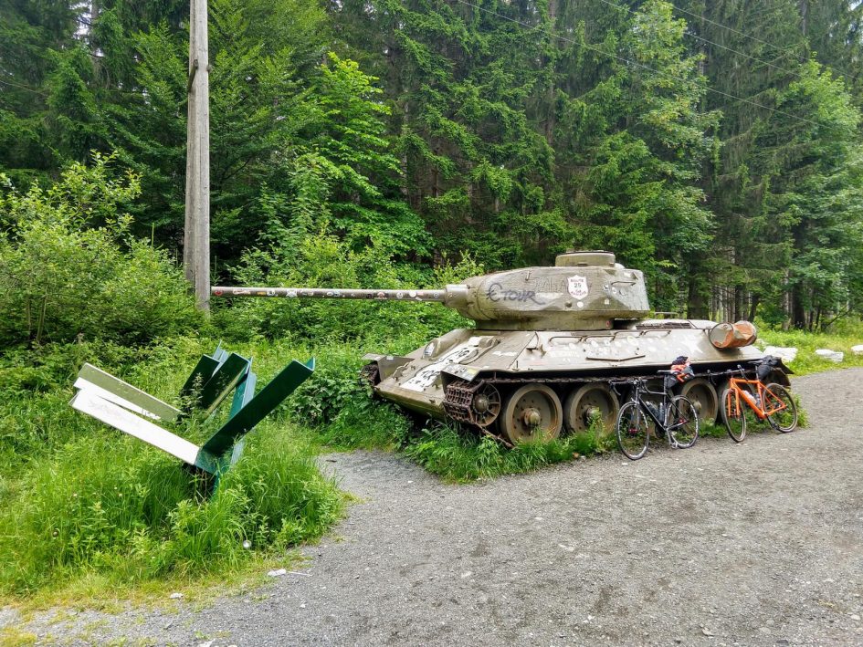 T62-Panzer am Wurzenpass